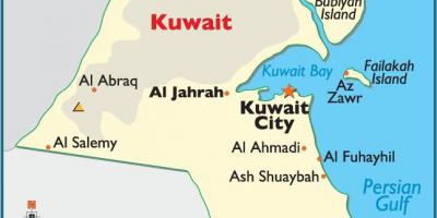 Kuvait teljes térkép